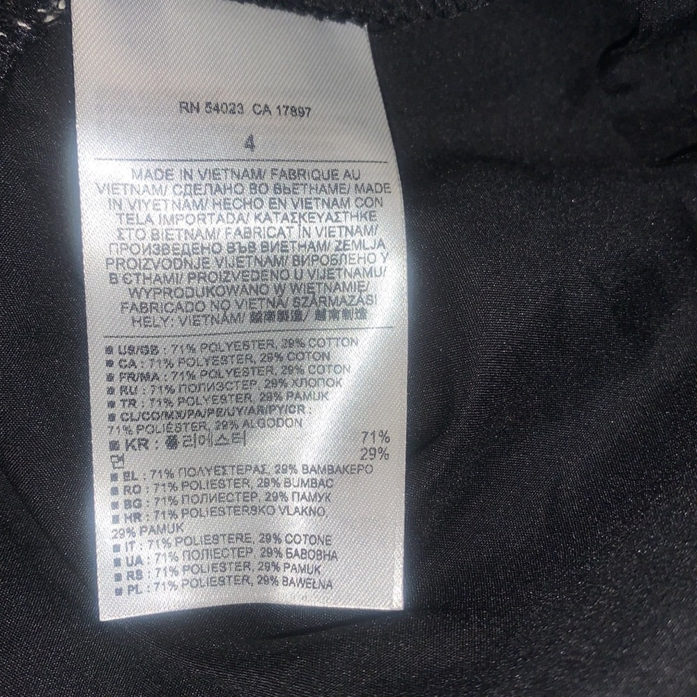 Banana Republic Marled Tweed Fit and Flare Tank Dress Size 4 Black/Cream - Picture 11 of 11
